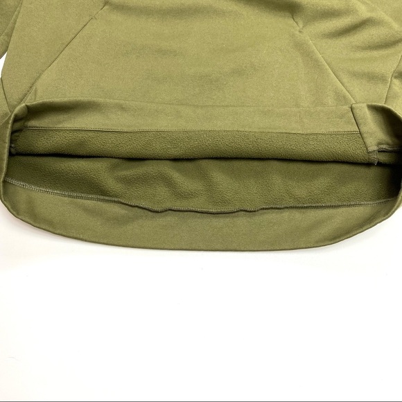 Nike Therma Pullover Swoosh Training Big Nike Logo Hoodie Olive Green - Picture 7 of 9